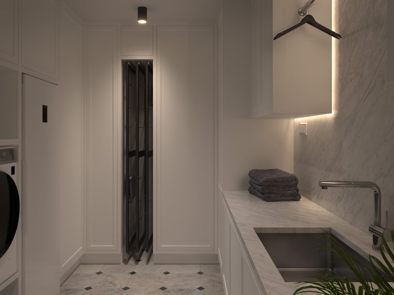 Modern laundry room